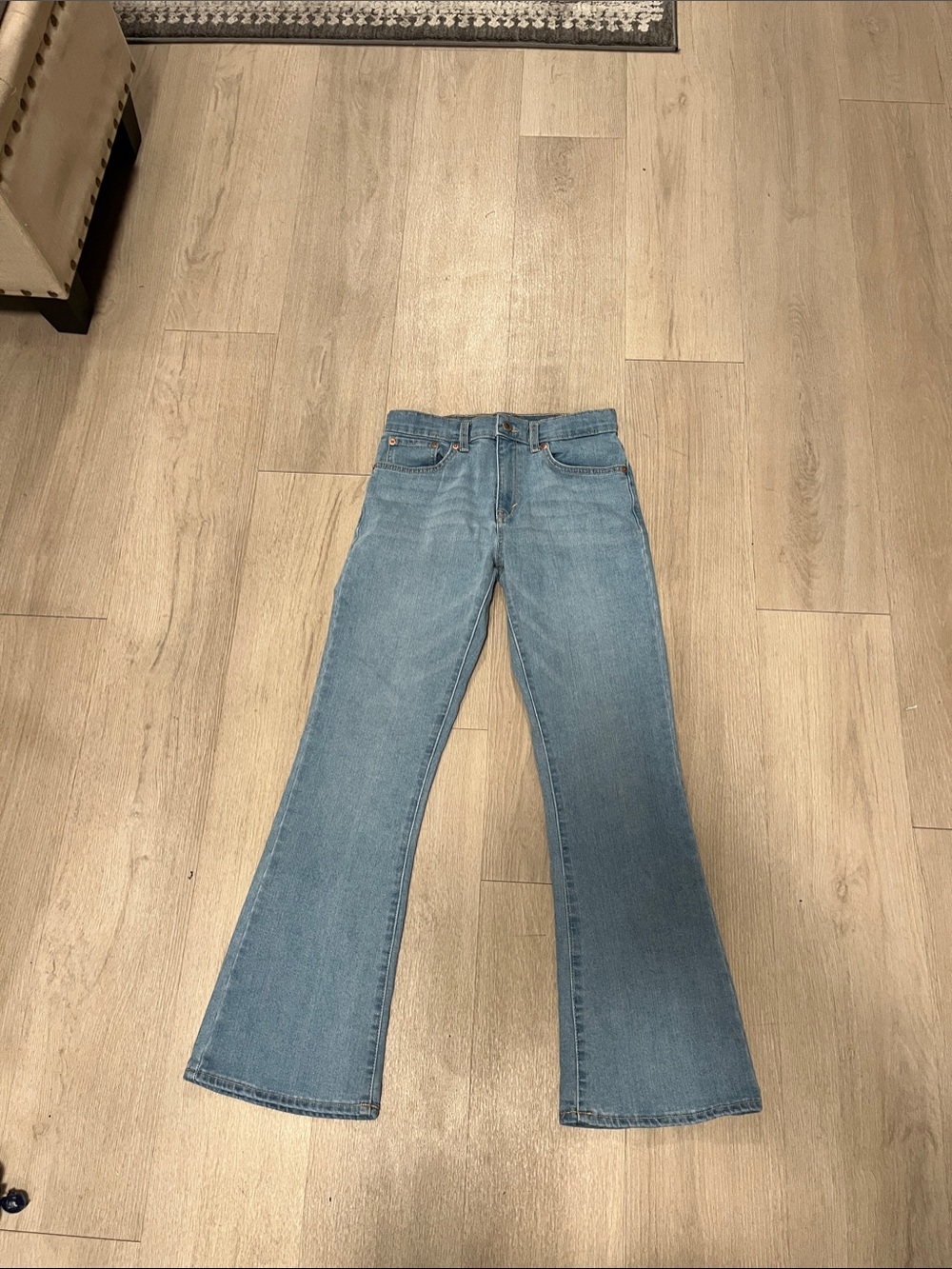 Levi's 726 Girls/ Juniors Light Blue Flare Jeans